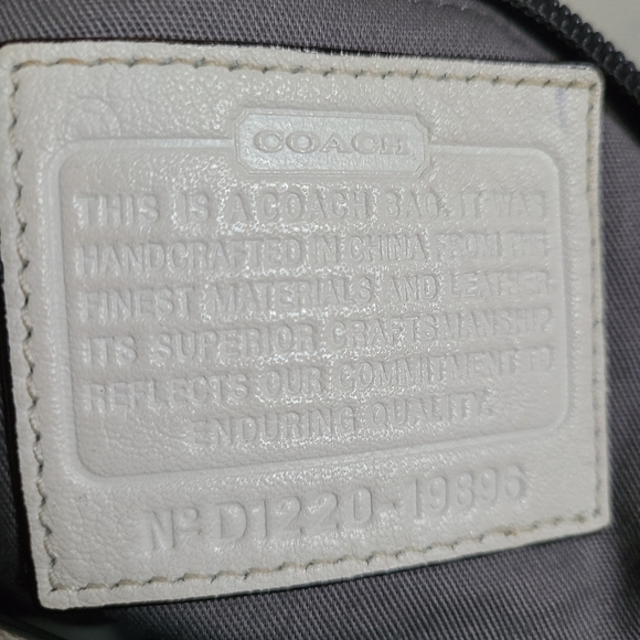 COACH Metallic Gold Legacy Large Leather Duffle Bag with Tassel #19896 - Picture 4 of 15